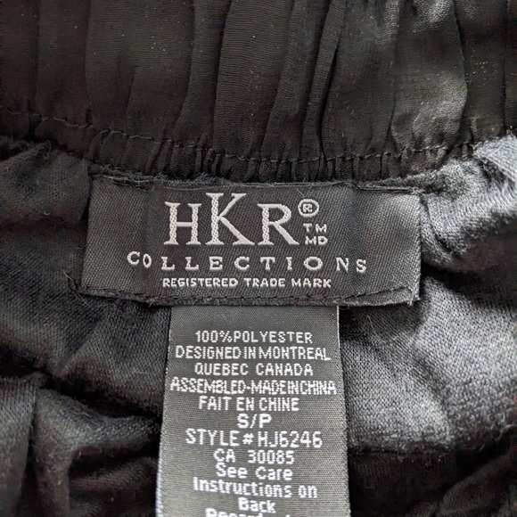HKR collections black skirt, underneath slip skirt size small - Picture 3 of 3
